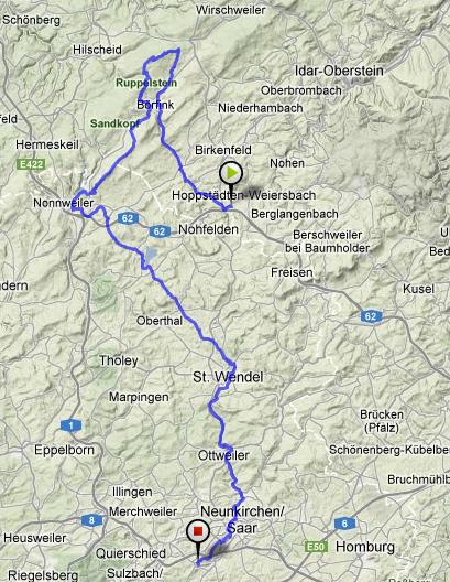 Mausklick öffnet(bikemap.net)